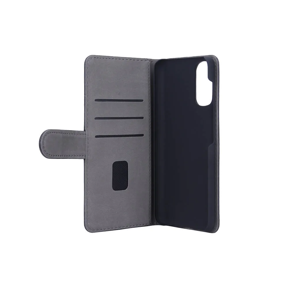 GEAR Wallet, Moto G71 -lompakkokotelo, Musta