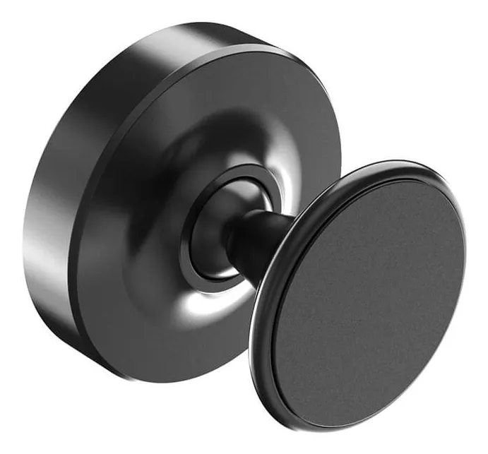 GEAR Mobilh&aring;llare Magnetisk Svart Puck med Sj&auml;lvh&auml;ftande Tejp