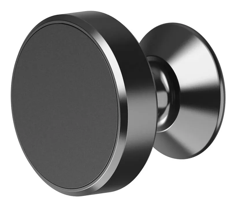 GEAR Mobilh&aring;llare Magnetisk Svart Puck med Sj&auml;lvh&auml;ftande Tejp