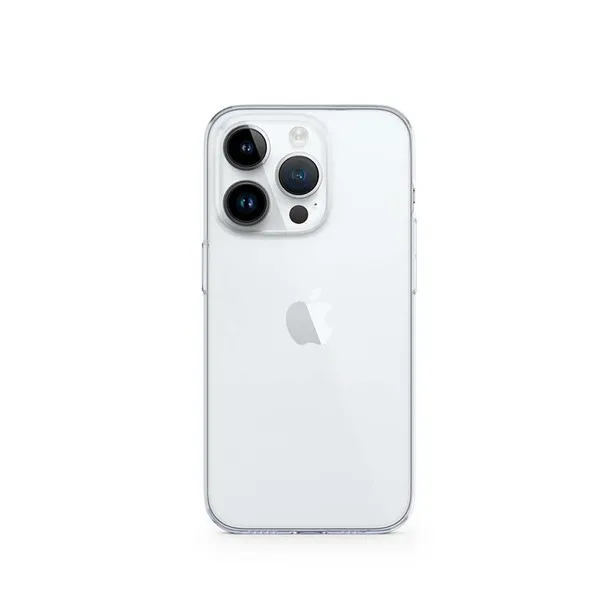 Epico Transparent Skin, iPhone 14 -suojakuori, L&auml;pin&auml;kyv&auml;