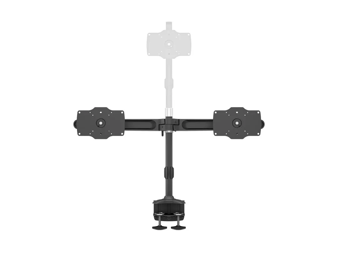 Multibrackets M VESA Desktopmount Dual Desk Mount, for 2 monitors, 24-34", 15kg, Black