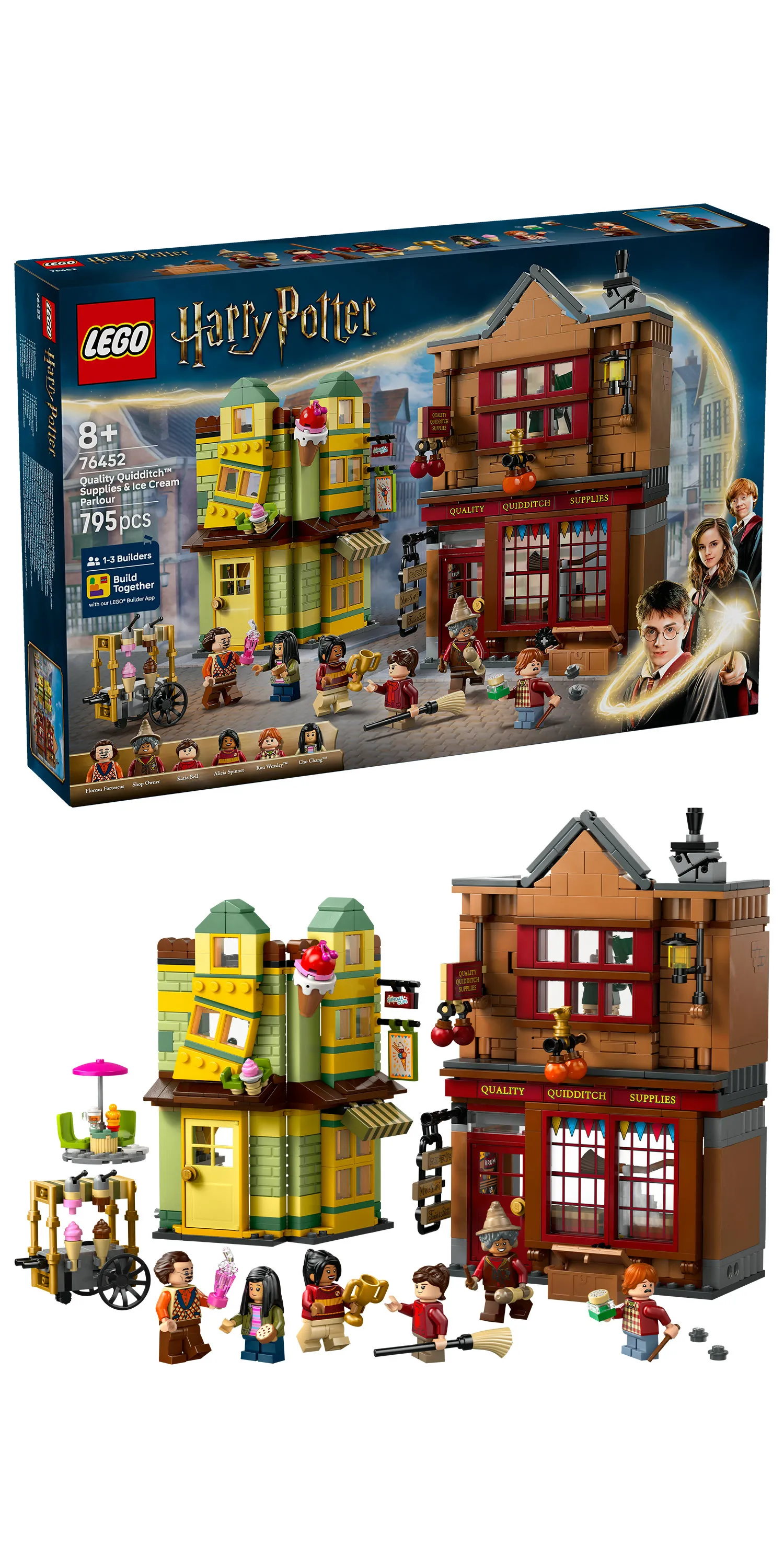 LEGO Harry Potter Hienoja huispausvarusteita ja j&auml;&auml;tel&ouml;baari 76452