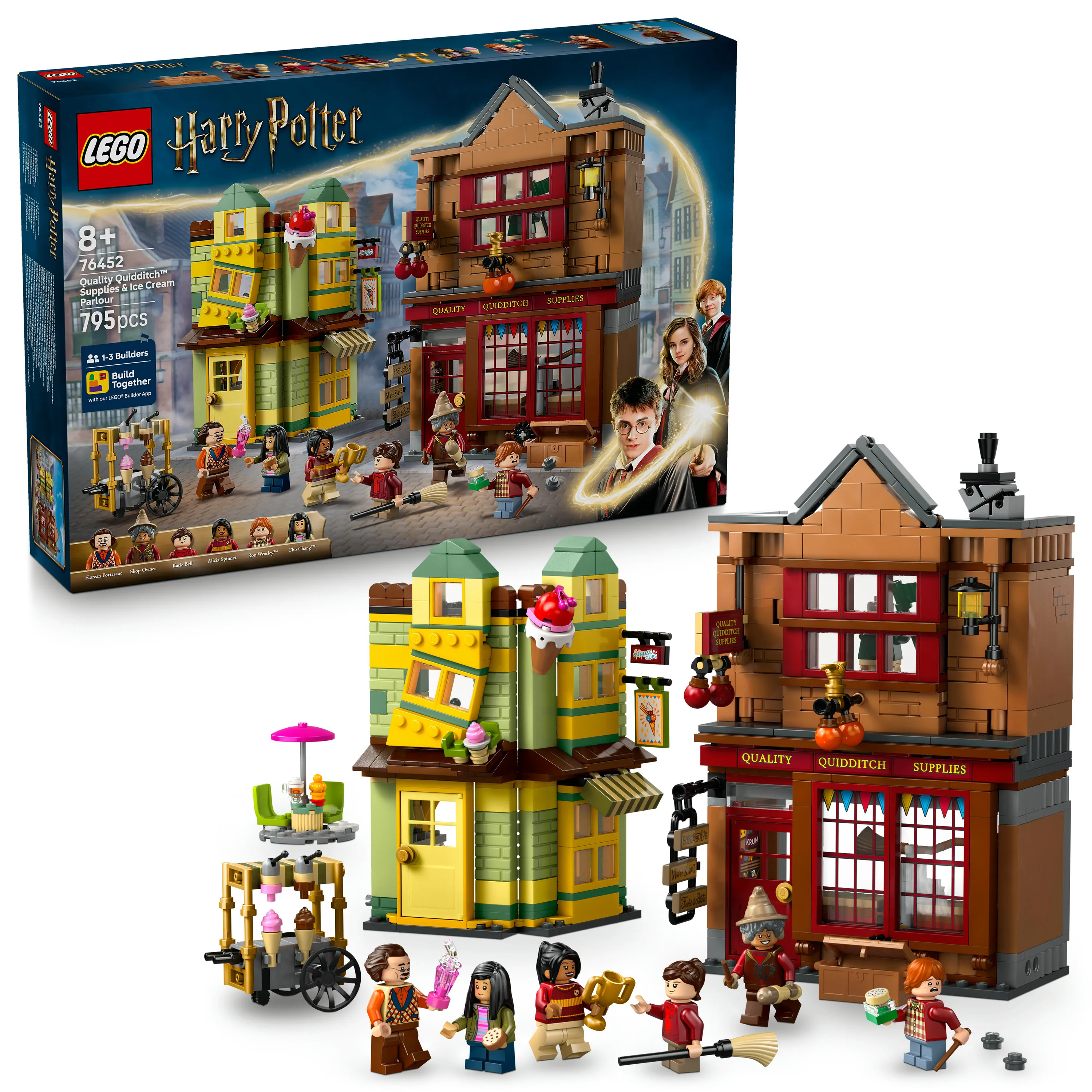 LEGO Harry Potter Hienoja huispausvarusteita ja j&auml;&auml;tel&ouml;baari 76452