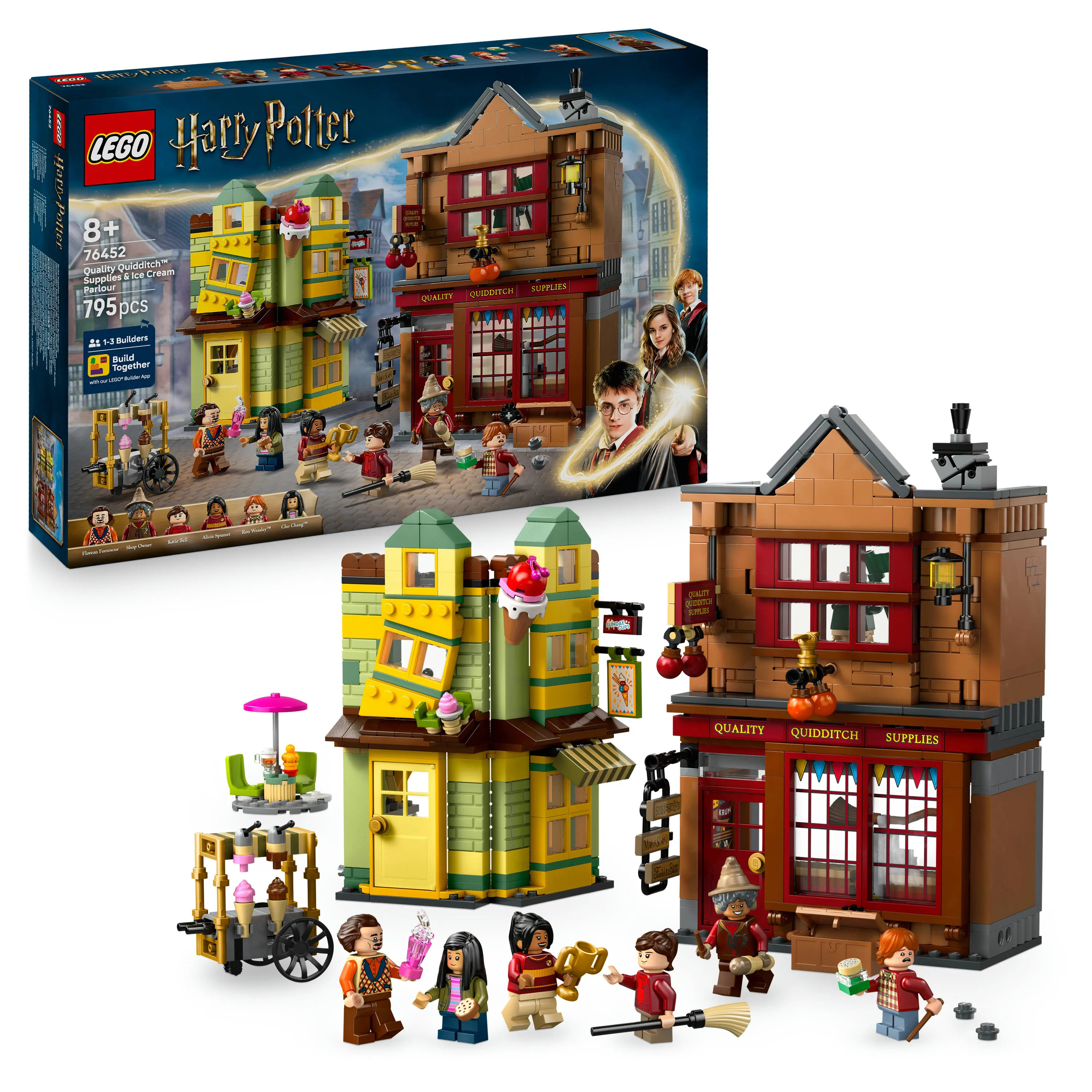 LEGO Harry Potter Hienoja huispausvarusteita ja j&auml;&auml;tel&ouml;baari 76452