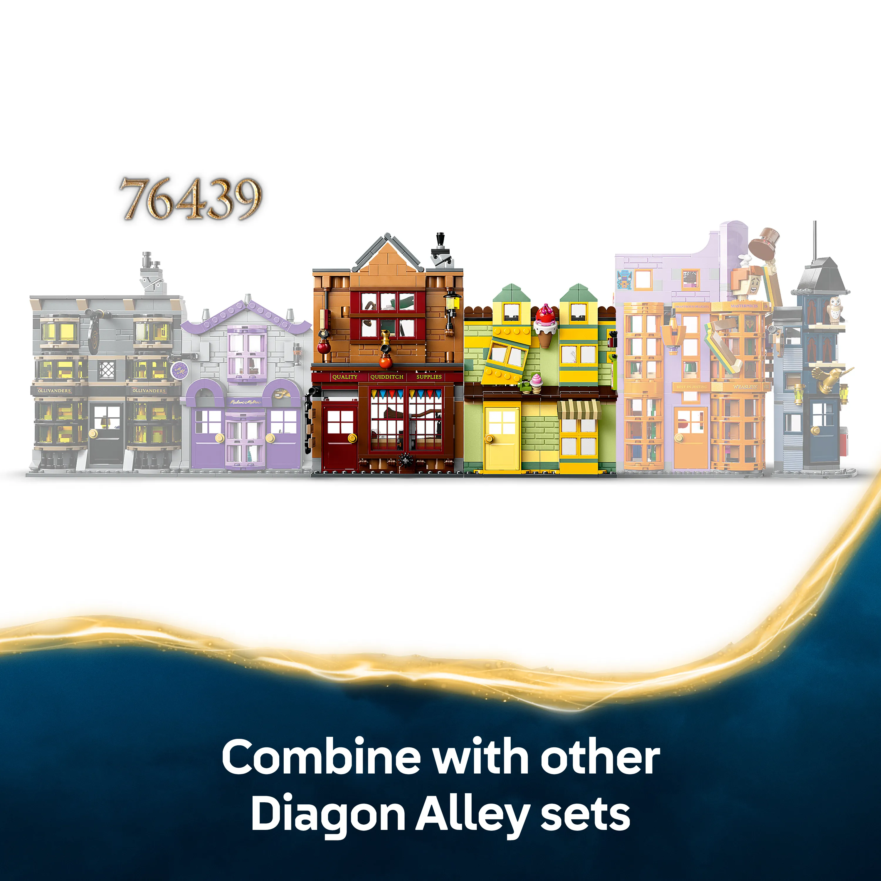 LEGO Harry Potter Hienoja huispausvarusteita ja j&auml;&auml;tel&ouml;baari 76452