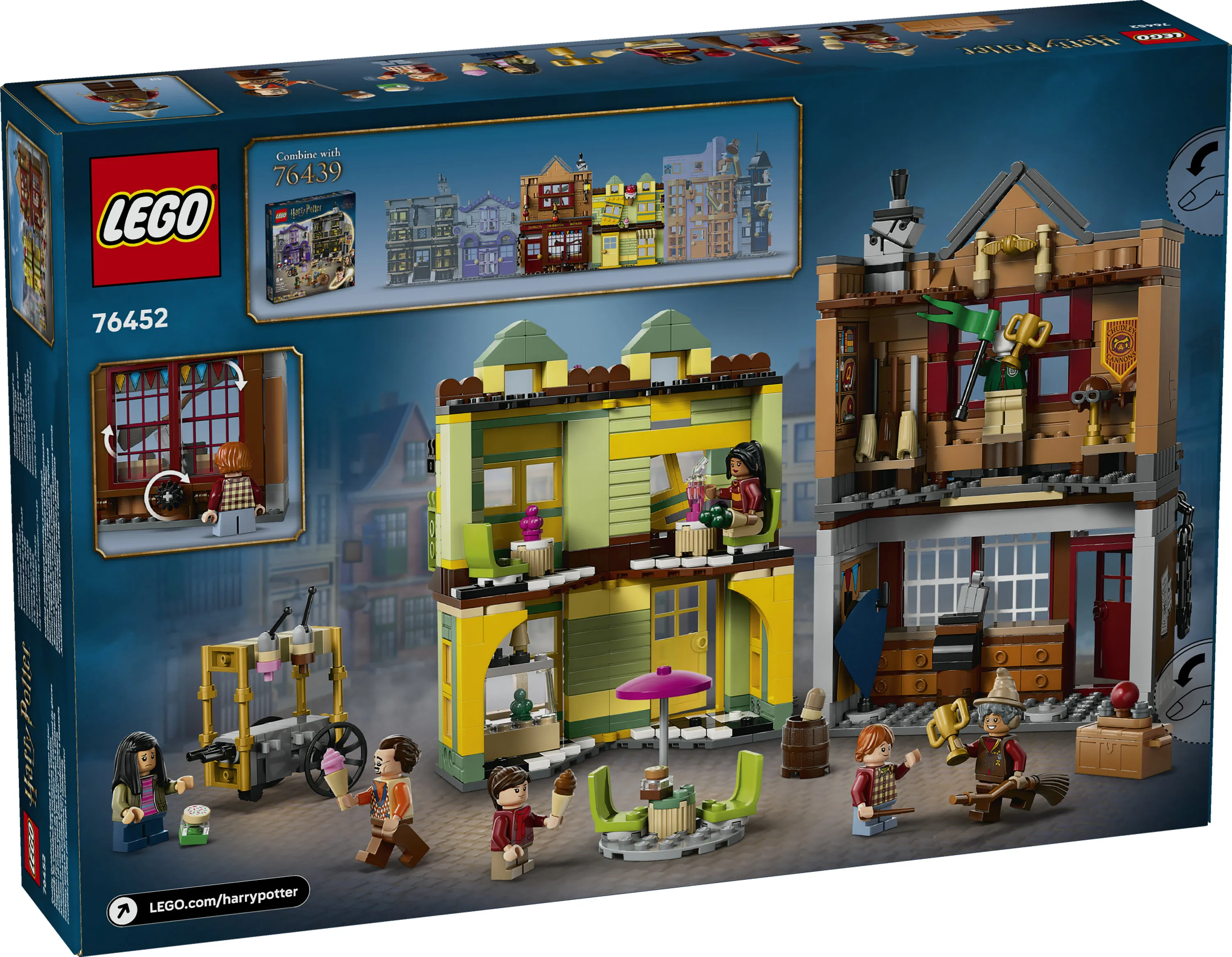 LEGO Harry Potter Hienoja huispausvarusteita ja j&auml;&auml;tel&ouml;baari 76452