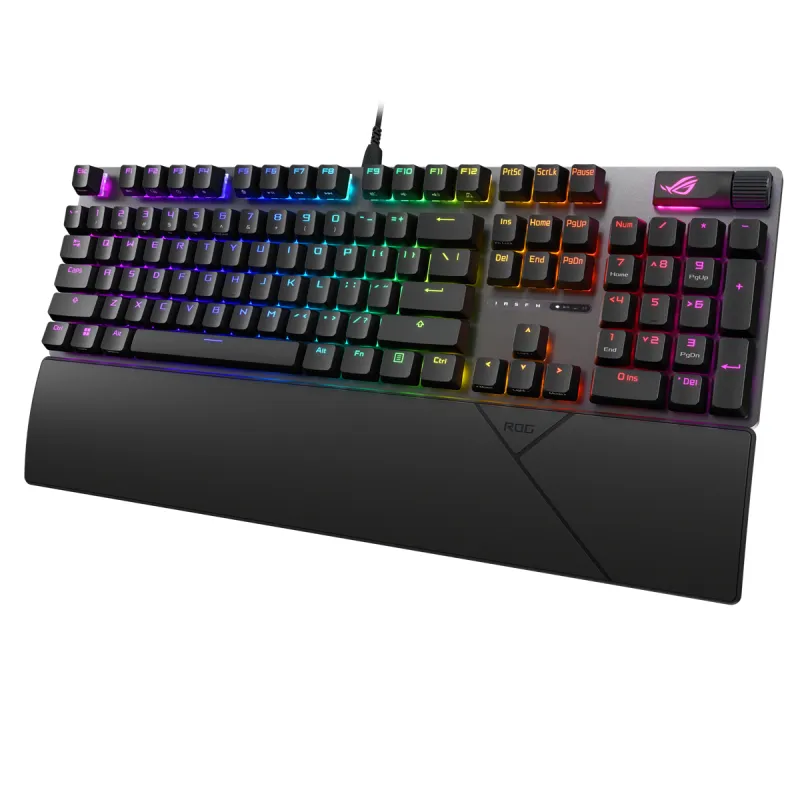 Asus ROG Strix Scope II RGB ROG RX RED PBT - gaming keyboard, black