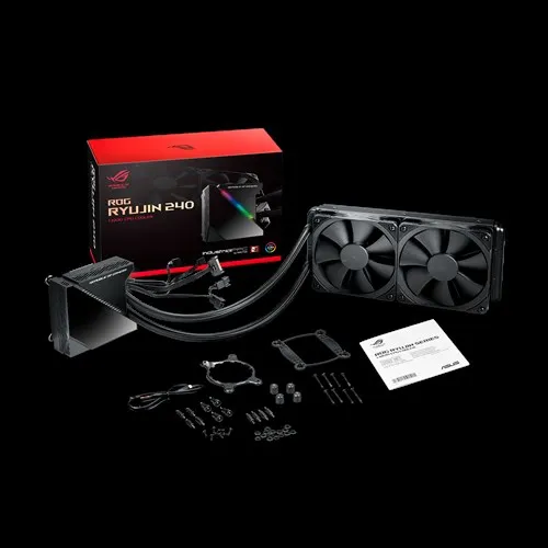 Asus ROG RYUJIN 240 AIO-nestej&auml;&auml;hdytysratkaisu prosessorille