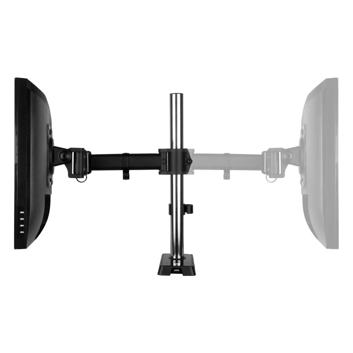 Arctic Z1 Gen 3, USB Hub - monitor arm, black, 49&quot;, 15kg