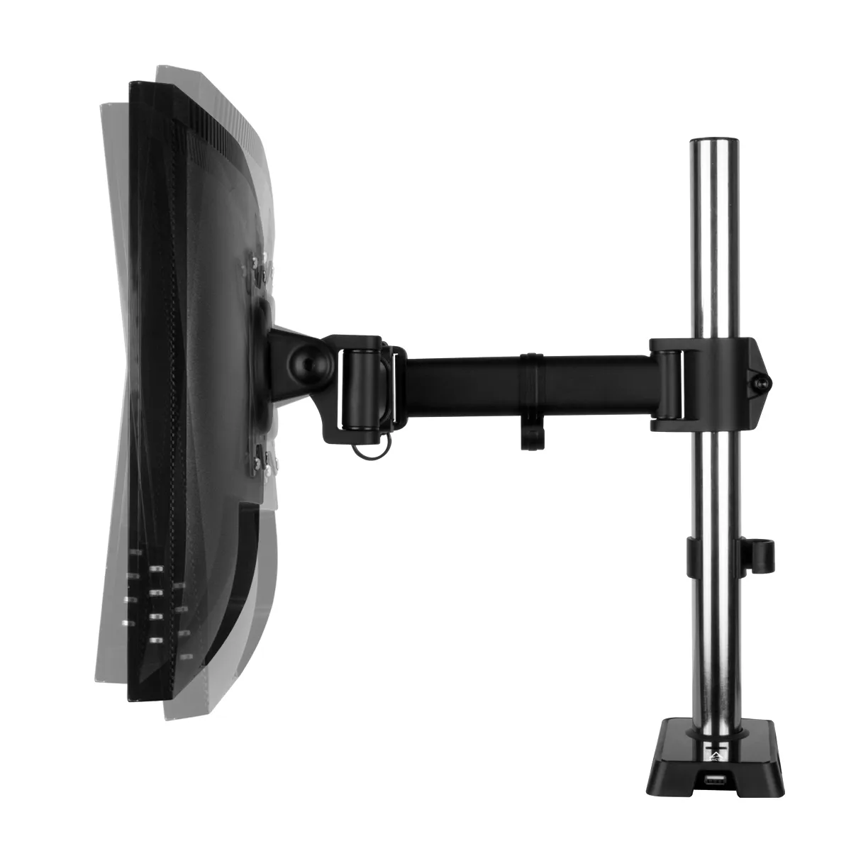Arctic Z1 Gen 3, USB Hub - monitor arm, black, 49&quot;, 15kg