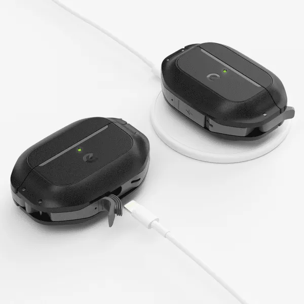 Keybudz element series f&ouml;r AirPods Pro 2 - Carbon Black