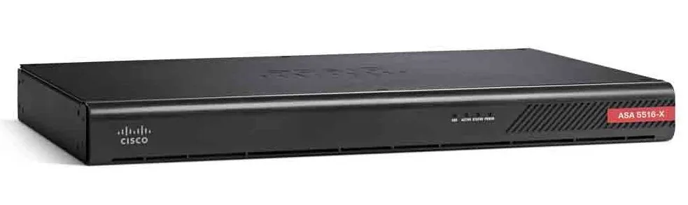 Cisco ASA 5516-X with FirePOWER Services - Turvalaite - 8 porttia - GigE - 1U - telineeseen asennettava Cisco ASA 5516-X with FirePOWER Services - Turvalaite - 8 porttia - GigE - 1U - telineeseen asennettava