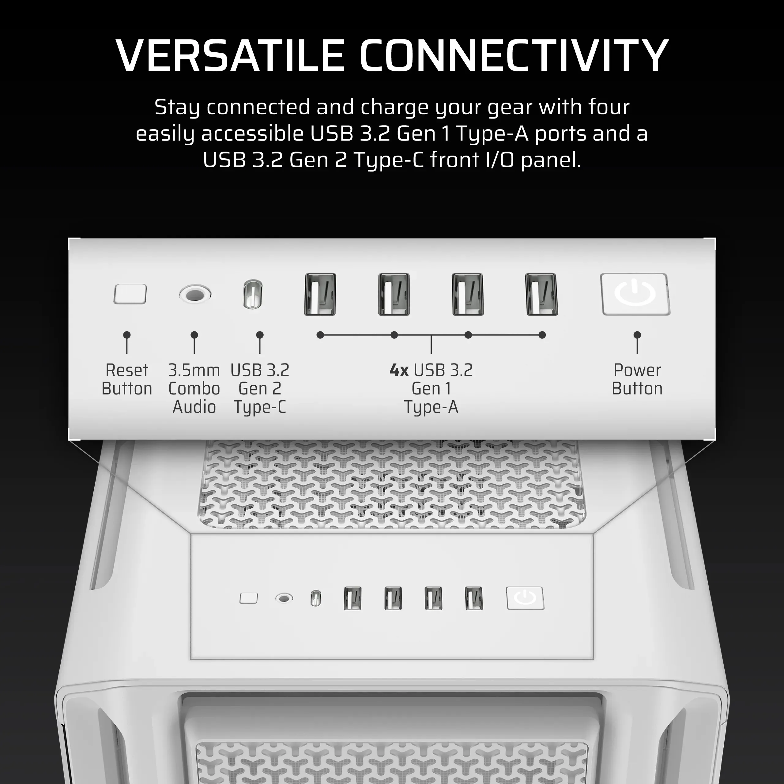 CORSAIR 5000T Midi-Tower Case with window, White