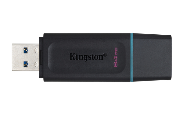 Kingston 64 Gt DataTraveler Exodia USB 3.2 Gen 1 (3.1 Gen 1) -muistitikku, Musta