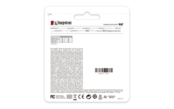 Kingston 128 GB DataTraveler Exodia USB 3.2 Gen 1 (3.1 Gen 1) - minne, Svart