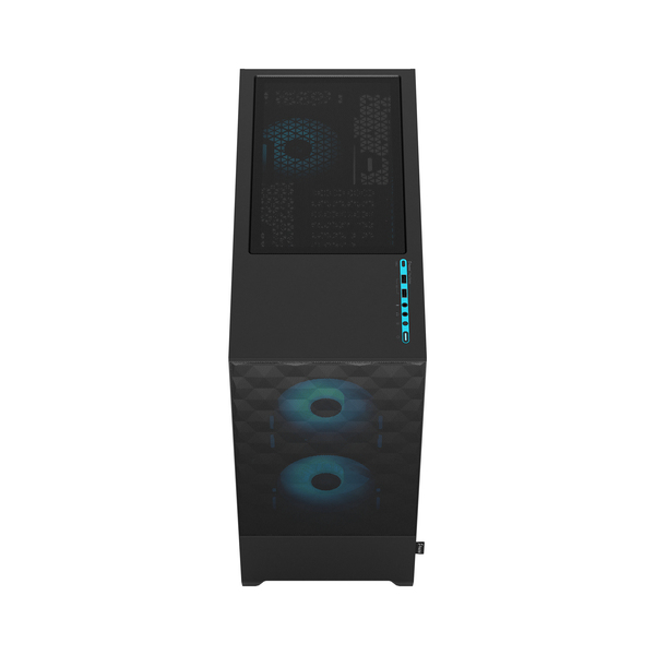 Fractal Design Pop Air - Minitower chassi, f&ouml;nster, Svart, Cyan