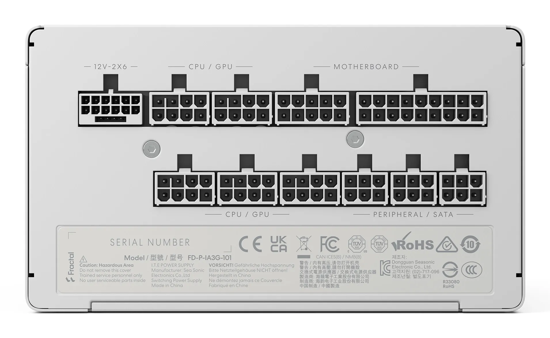 Fractal Design Ion 3 Gold 1000W - PSU, 80 Plus Gold