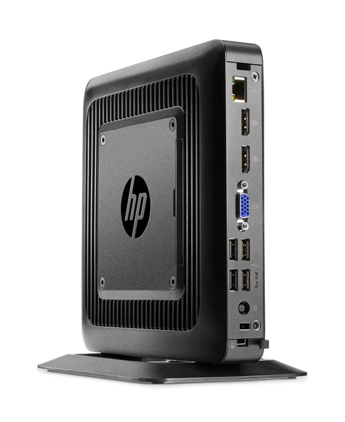 HP Flexible Thin Client t520 - Thin client - torni - 1 x GX-212JC 1.2 GHz - RAM 4 Gt - SSD 16 Gt - GigE - Win Embedded 8 Standard x64 - monitori: ei ole