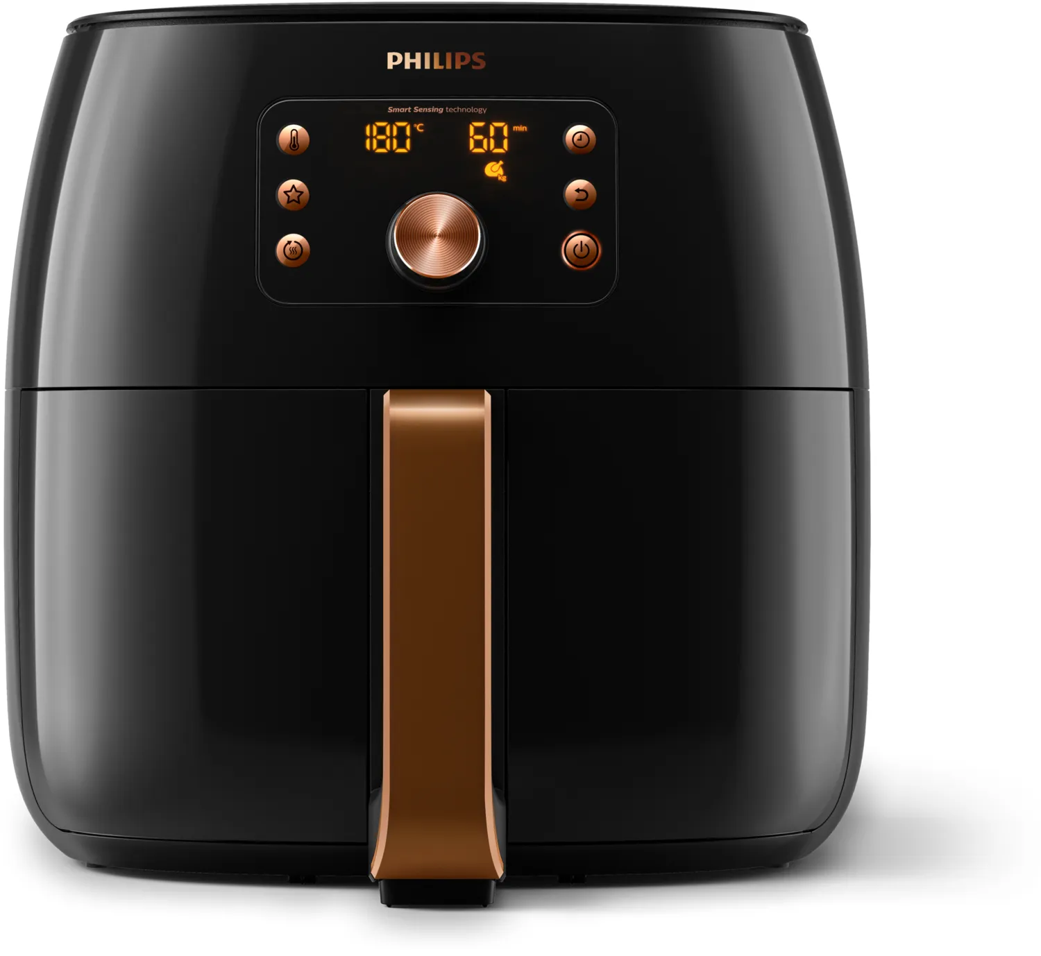Philips Premium Collection HD9867 Airfryer XXL -kiertoilmakypsennin, Musta,