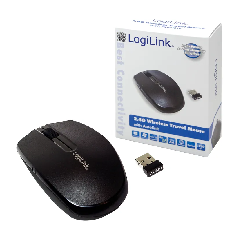 Logilink Wireless -langaton hiiri, Musta