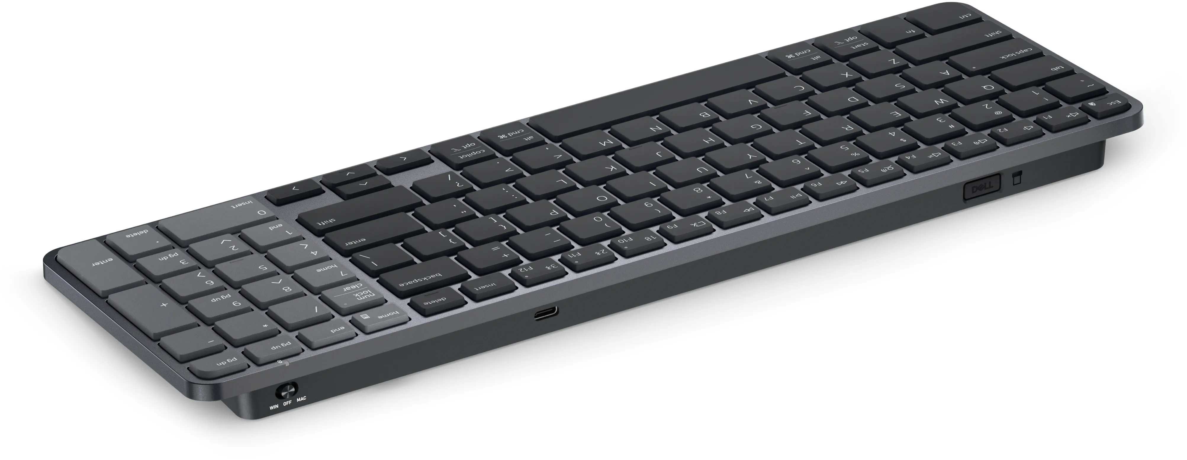 Dell Pro 7 Rechargeable Compact KB746-BLK-PNN -langaton n&auml;pp&auml;imist&ouml;, grafiitti