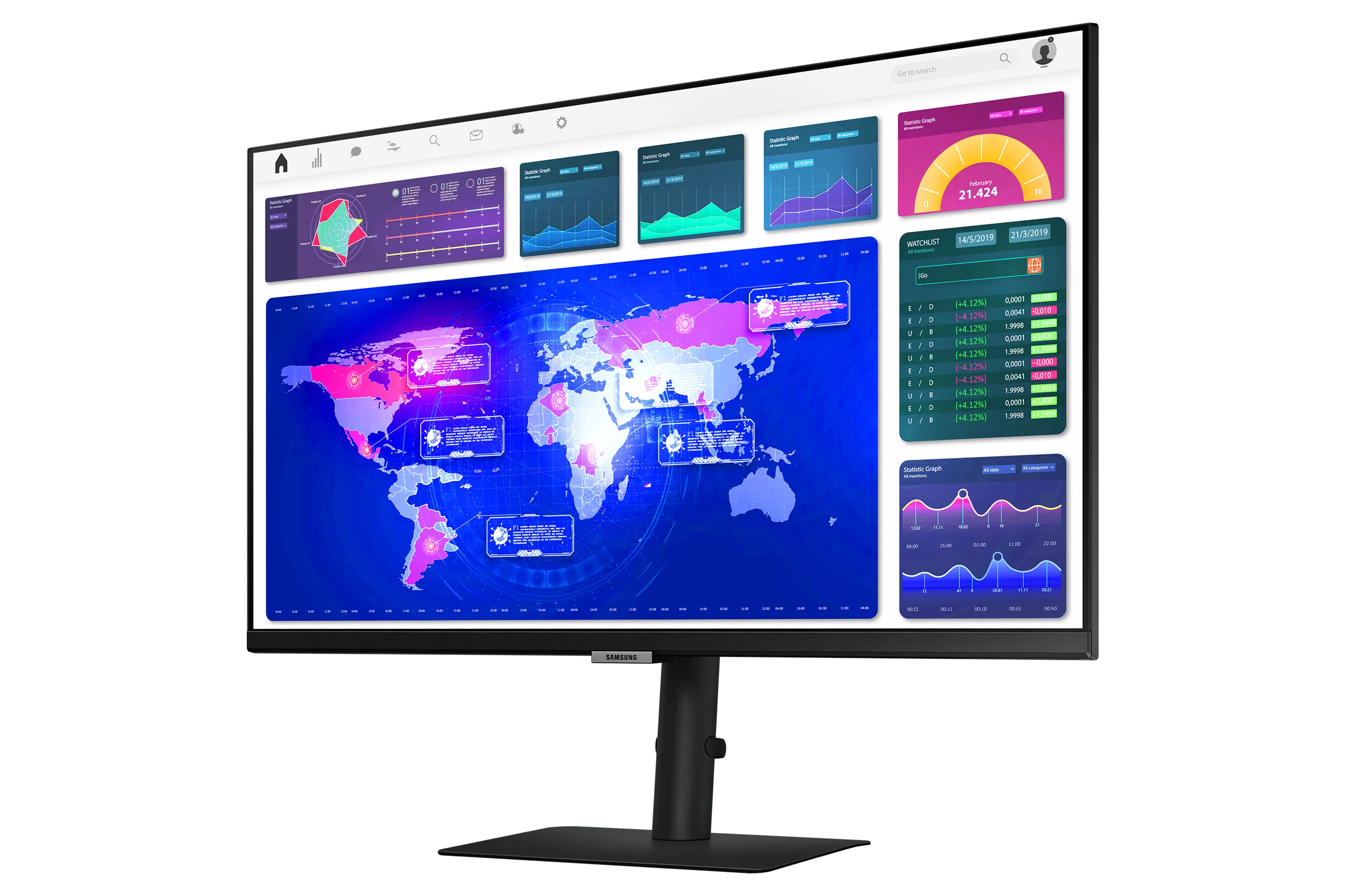 Samsung 27&quot; S27A600U, QHD, IPS, USB-C 90W - monitor