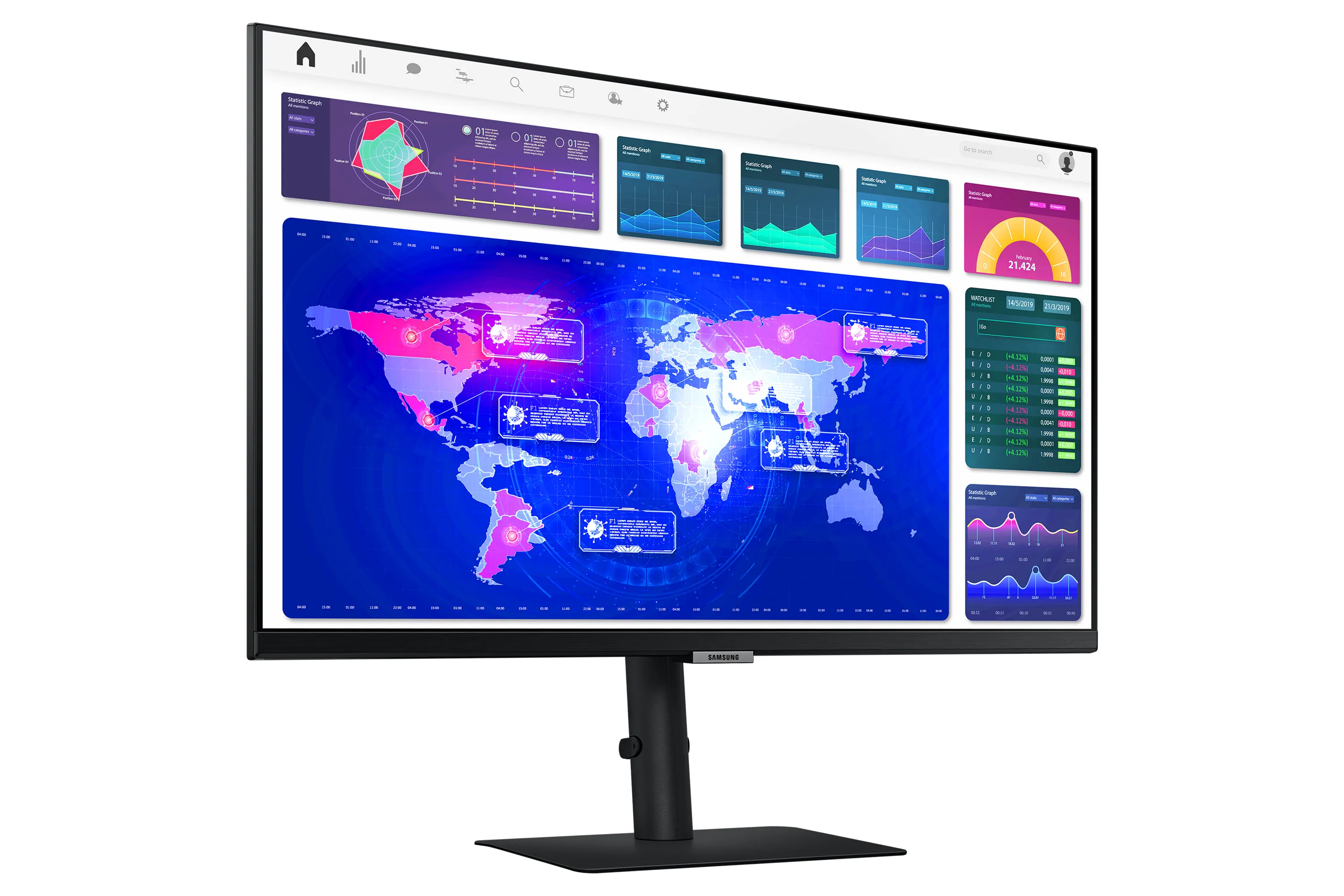 Samsung 27&quot; S27A600U, QHD, IPS, USB-C 90W - monitor