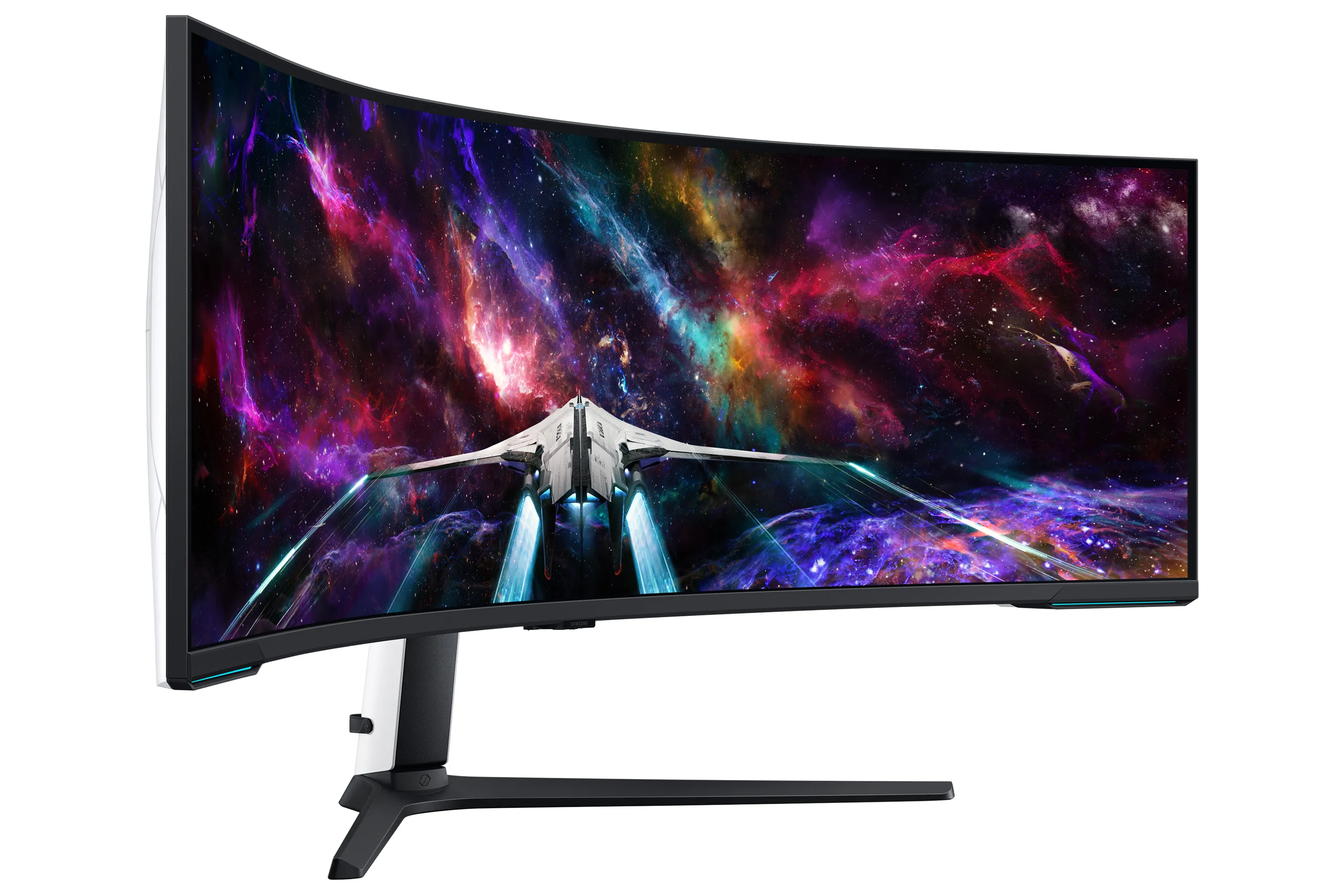 Samsung Odyssey Neo G95NC 57&quot; Dual UHD, QLED -kaareva pelin&auml;ytt&ouml;