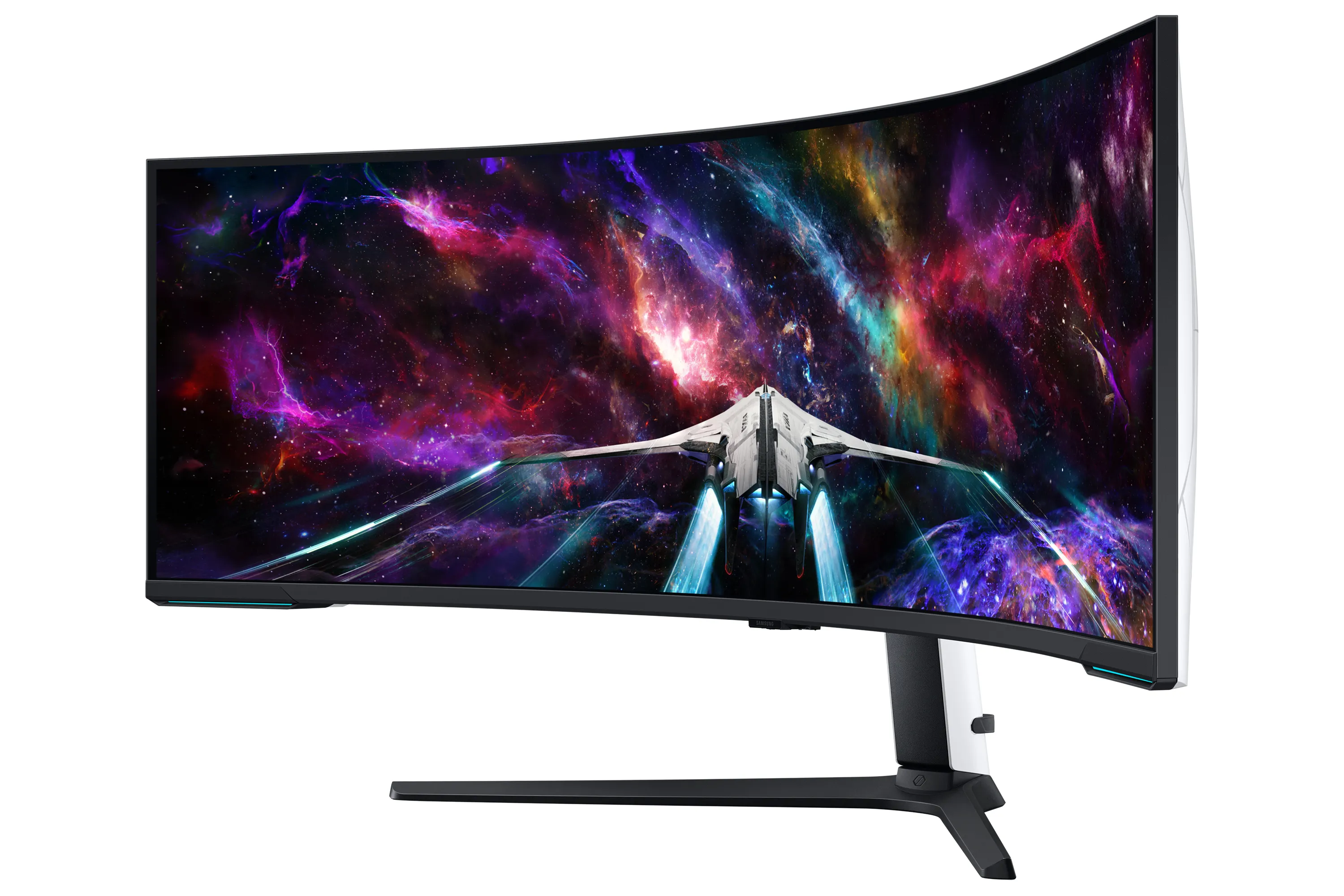 Samsung Odyssey Neo G95NC 57&quot; Dual UHD, QLED -kaareva pelin&auml;ytt&ouml;