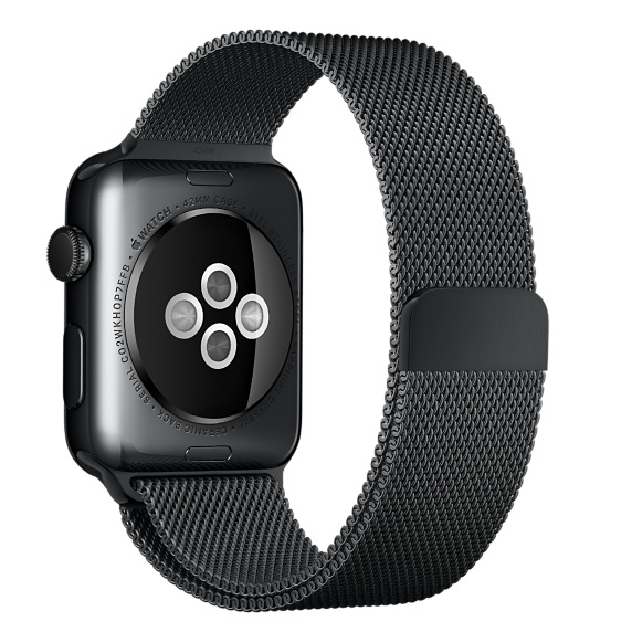 APPLE 42mm Space Black Milanese Loop