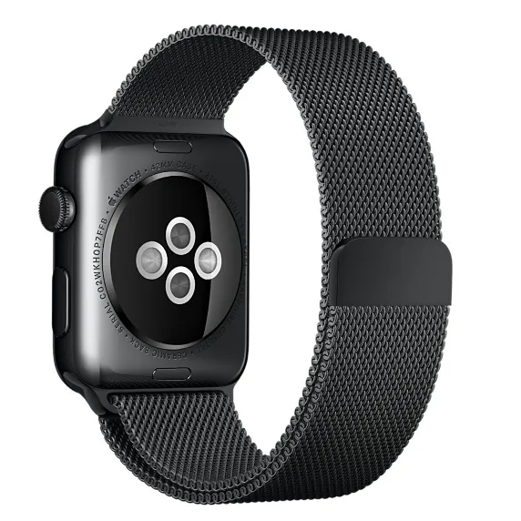 APPLE 42mm Space Black Milanese Loop