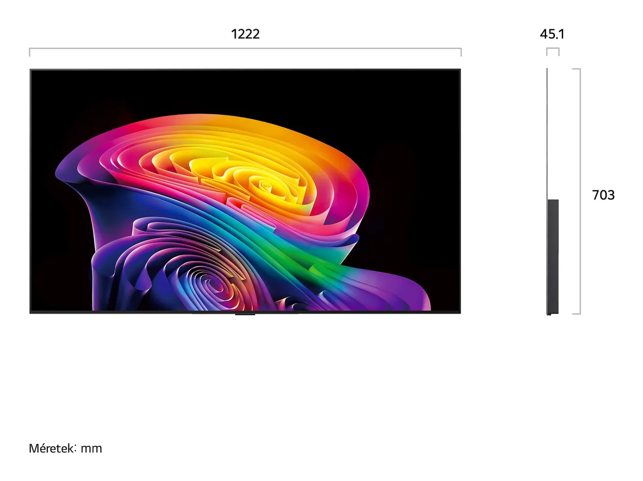LG OLED55C61LA 55" 4K webOS TV, 120Hz, Dolby Vision, HDR10, HLG
