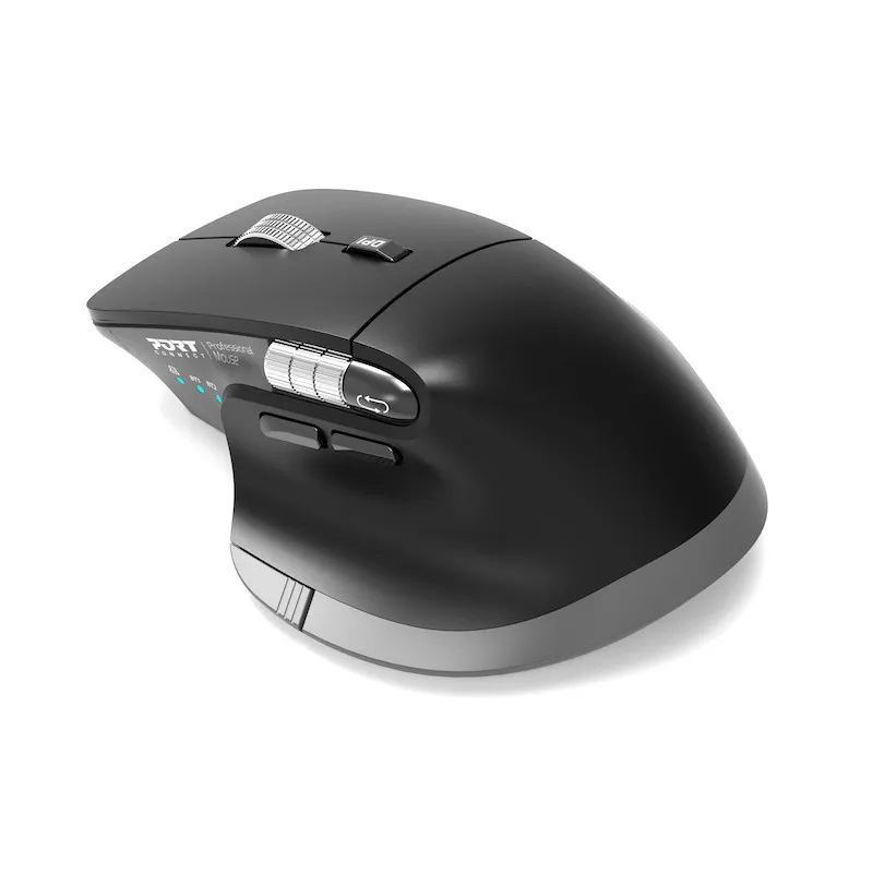 PORT Designs ULTIMATE PD-910203 tr&aring;dl&ouml;s ergonomisk mus, svart