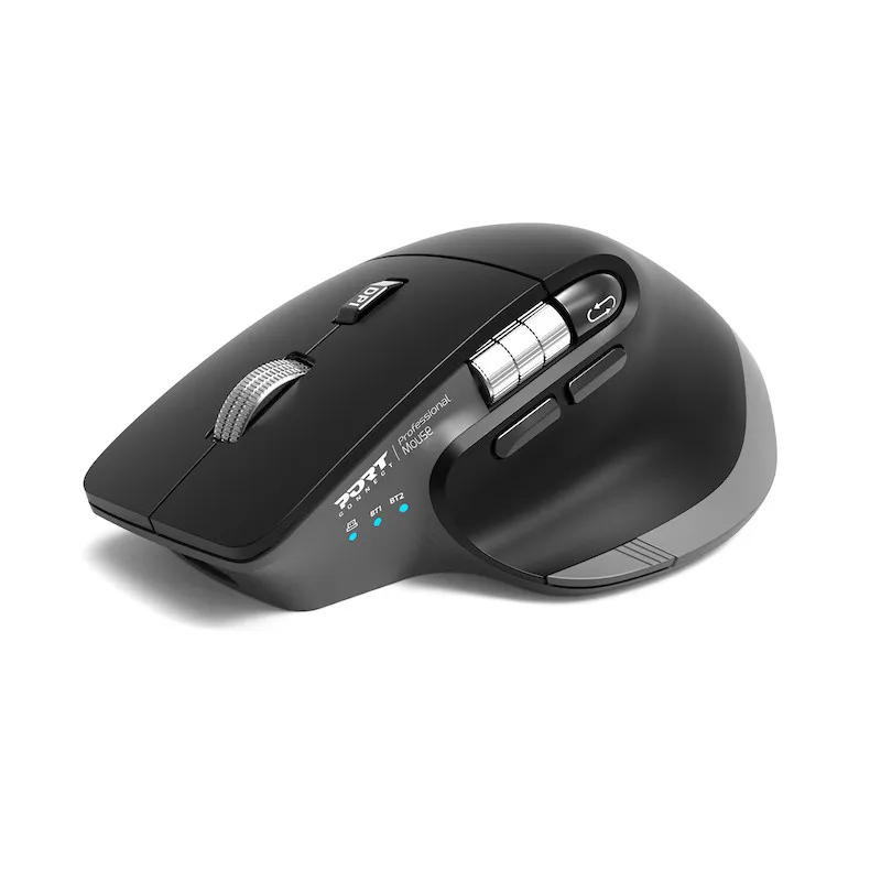 PORT Designs ULTIMATE PD-910203 tr&aring;dl&ouml;s ergonomisk mus, svart