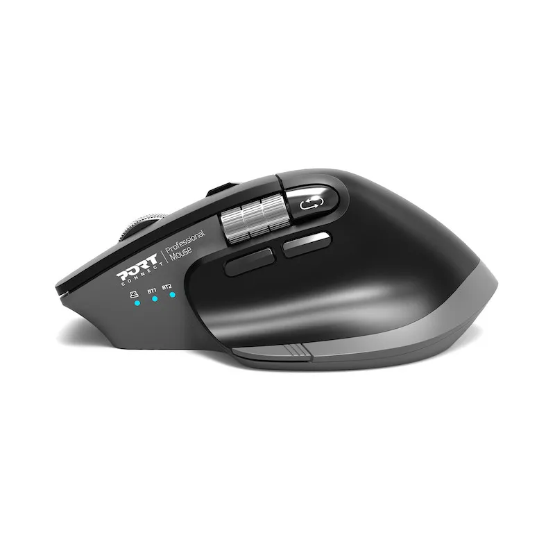 PORT Designs ULTIMATE PD-910203 tr&aring;dl&ouml;s ergonomisk mus, svart