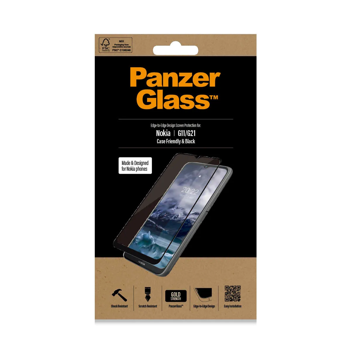 PanzerGlass Case Friendly, Nokia G11/G21 -panssarilasi