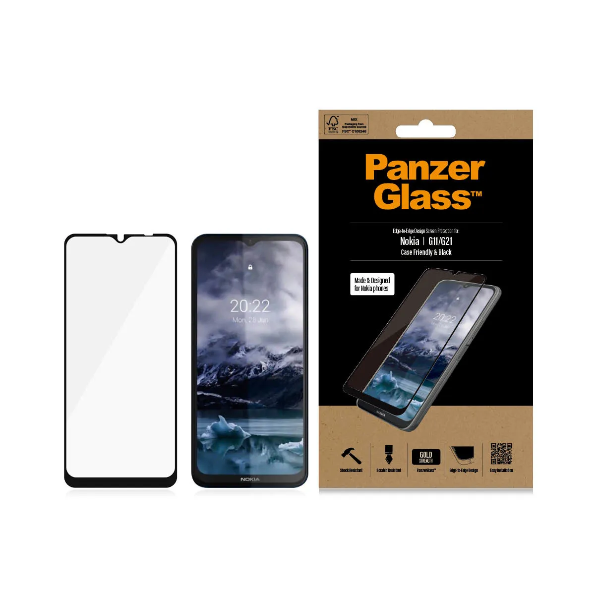 PanzerGlass Case Friendly, Nokia G11/G21 -panssarilasi