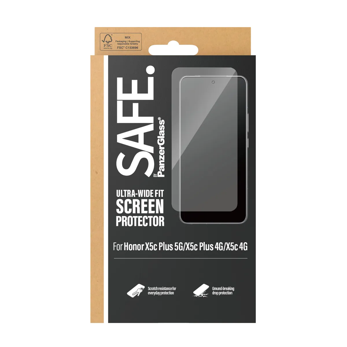 PanzerGlass SAFE Ultra-Wide Fit Alignerkit Honor X5C Plus - Screen Protector