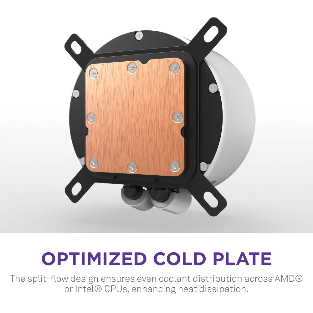NZXT Kraken 420 Elite V2 RGB - liquid cooler, White