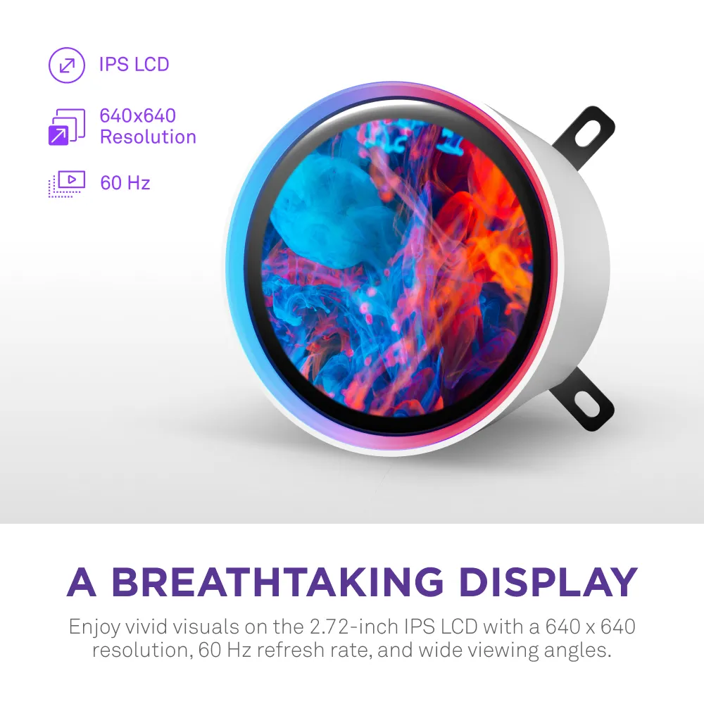 NZXT Kraken 420 Elite V2 RGB - liquid cooler, White