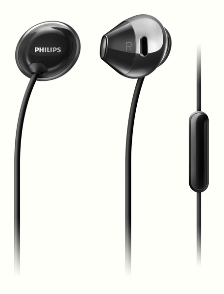 PHILIPS HYPRLITE IN-EAR HEADPHONES BLACK, MIC