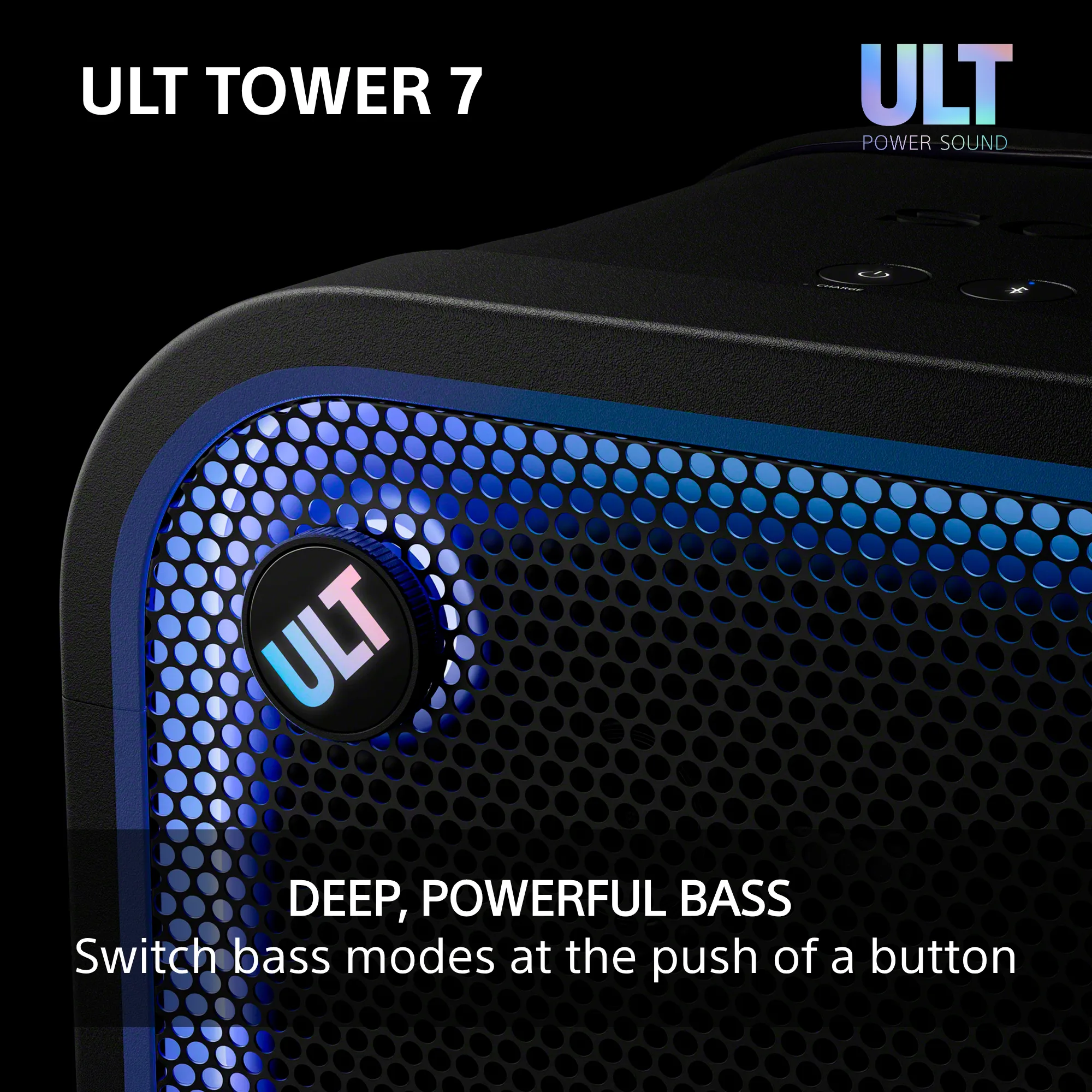 SONY ULT Tower 7 Wired &amp; Wireless Party Speaker, Black