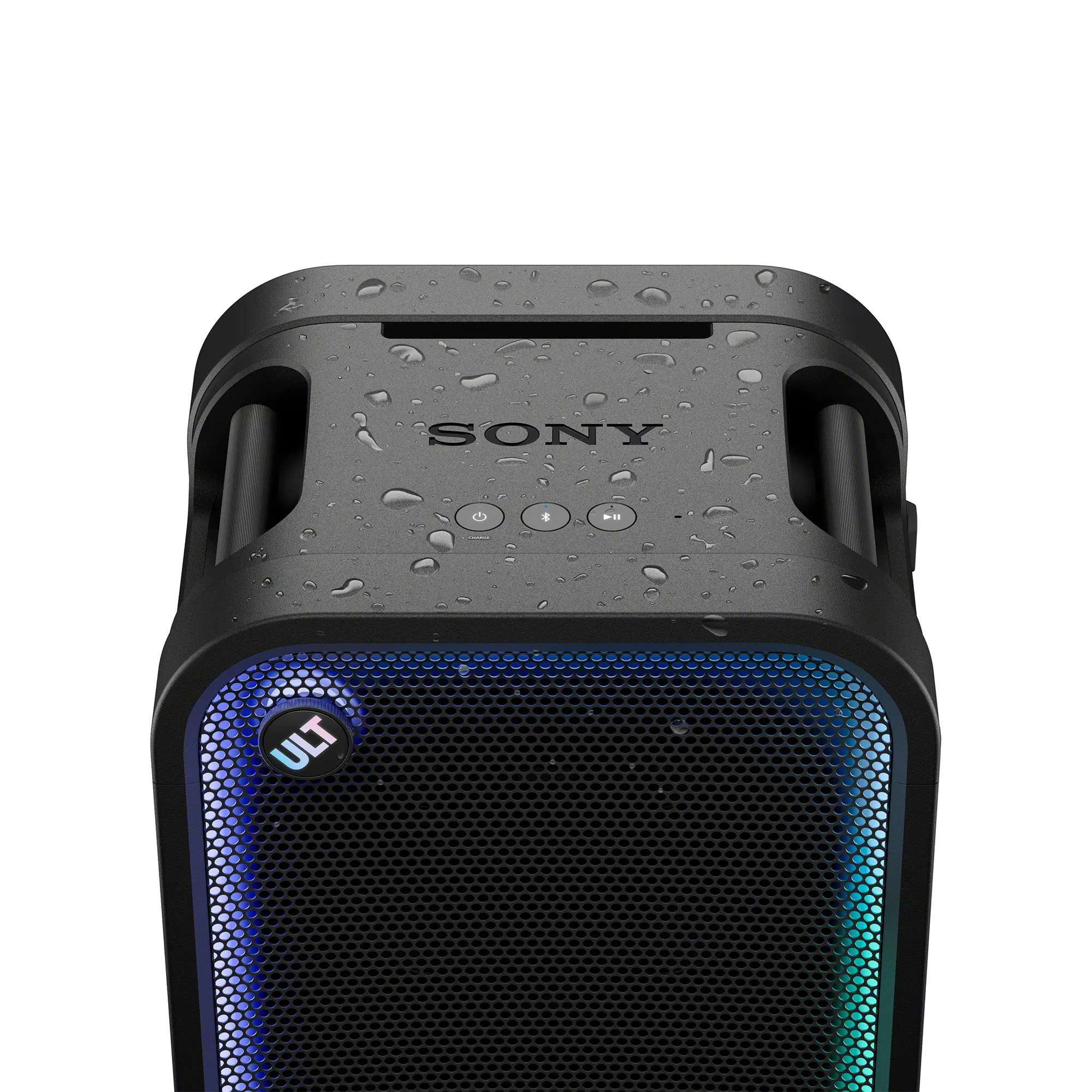SONY ULT Tower 7 tr&aring;dbunden & tr&aring;dl&ouml;s partyh&ouml;gtalare, svart