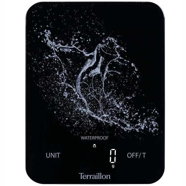 Terraillon Aqua Resist Ladattava USB-C -keittiövaaka, 8kg