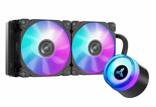 Jonsbo ANGELEYES TW2-240 Pro COLOR, RGB -nestejäähdytysjärjestelmä, musta