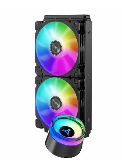 Jonsbo ANGELEYES TW2-240 Pro COLOR, RGB -nestejäähdytysjärjestelmä, musta