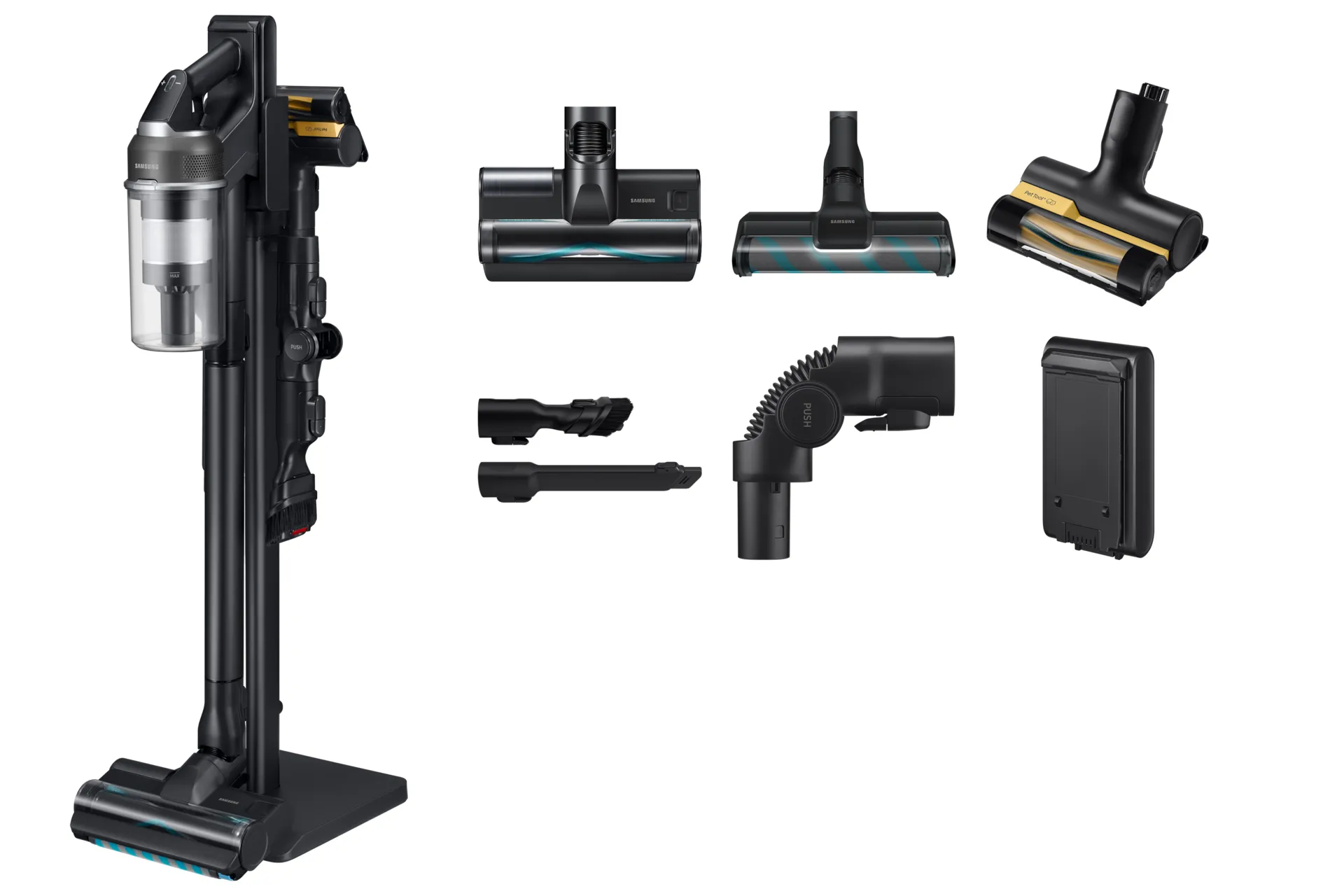 Samsung Jet 95S VS70H28HFC/WD Stick vacuum cleaner, Black