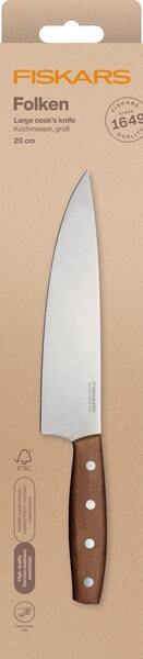 Fiskars Folken Chef's Knife, 20 cm