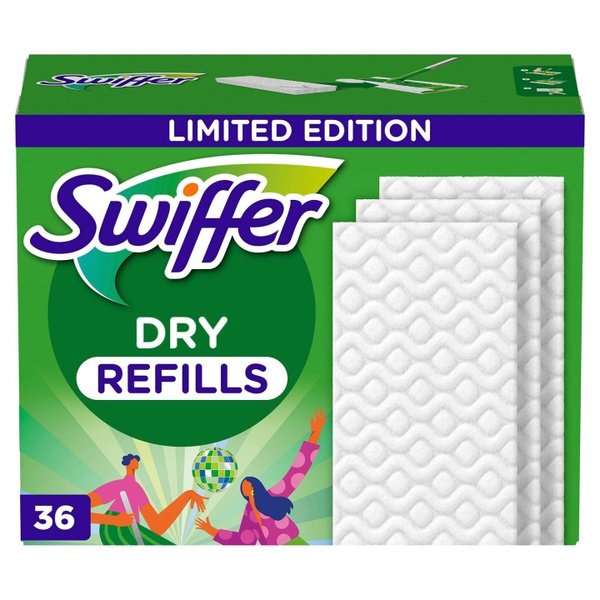 Swiffer Dry Floor Cleaning Cloth Refills, 36 pack
