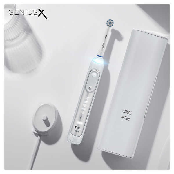 Braun Genius X - eltandborste, Vit